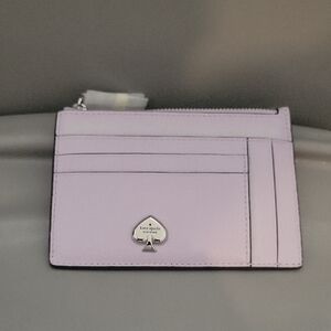 kate spade Lilac Leather Card Holder Wallet